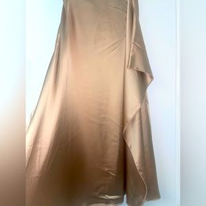 Beautiful satin maxi skirt.